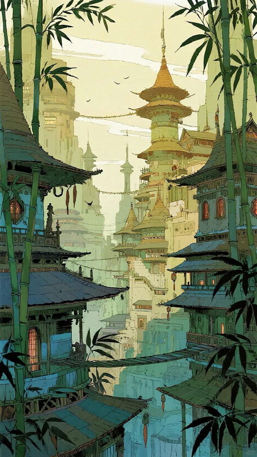 Bambooish - AI Slop Art 🎨 nominee at The Sloppies