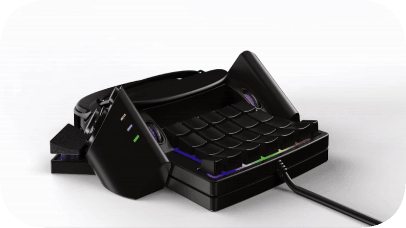 I lost my arm, so I built a one-handed controller so I could play again - AI Slop Art 🎨 nominee at The Sloppies