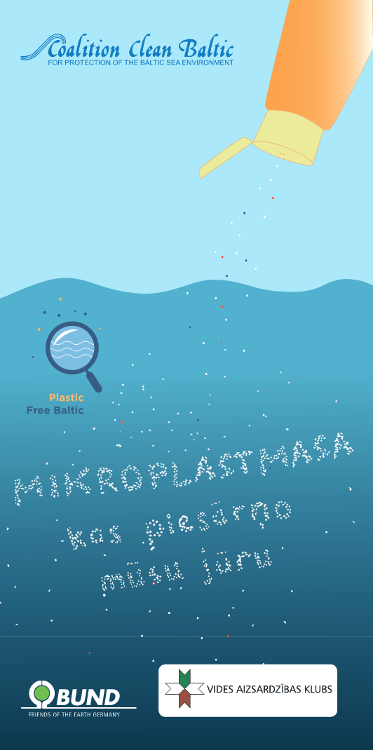 CCB Brochure on Microplastic Pollution- Latvian Version