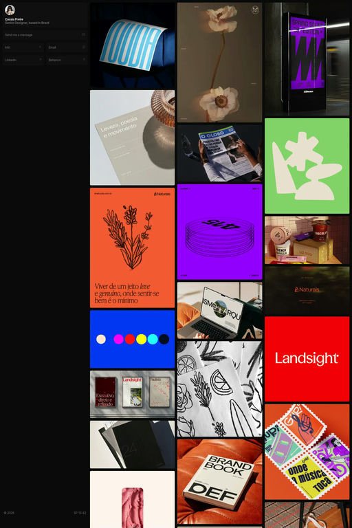 Cassia Freire website screenshot