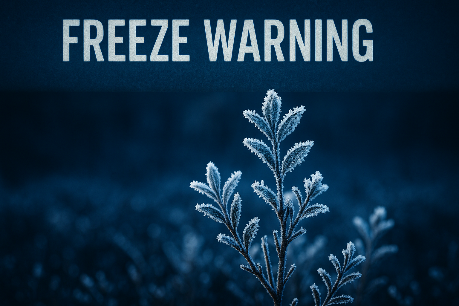 freeze warning