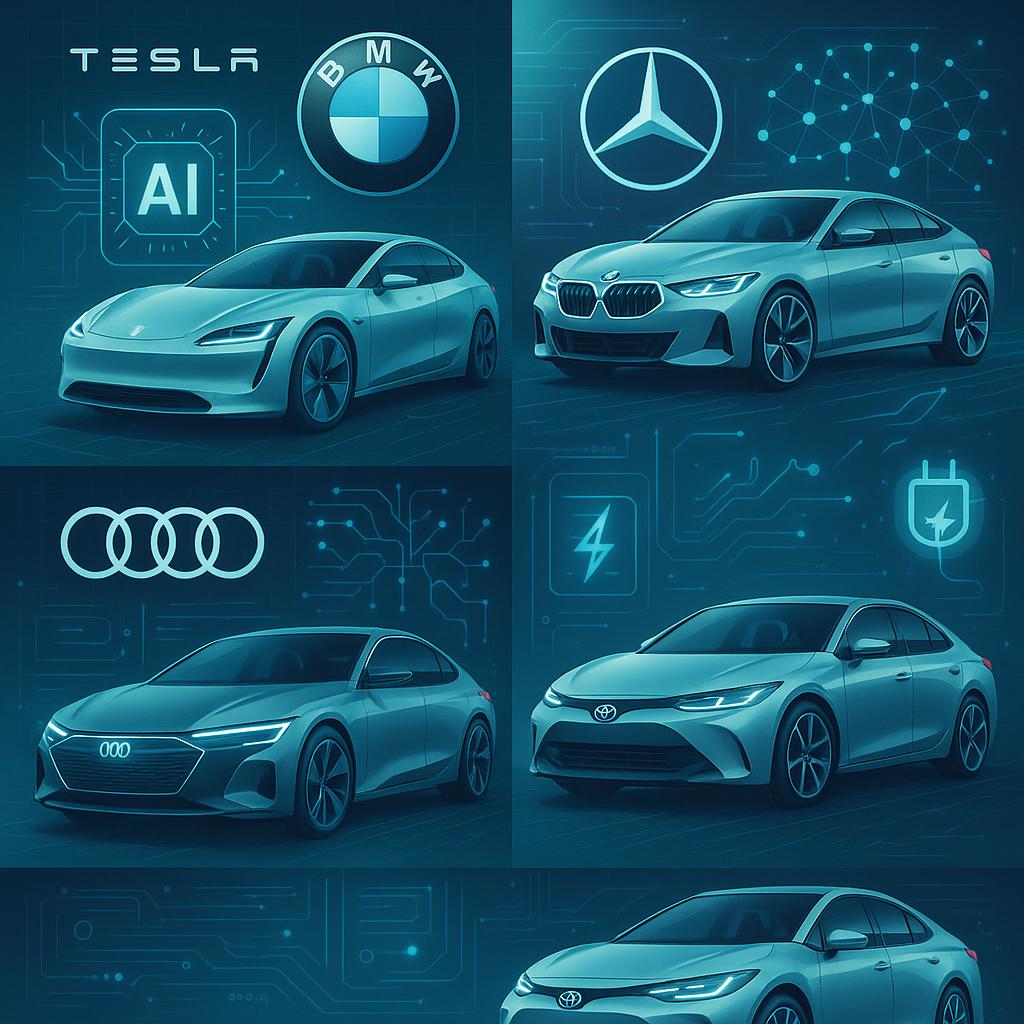 Marchi automobilistici leader in reputazione per la loro innovazione nell'Intelligenza Artificiale