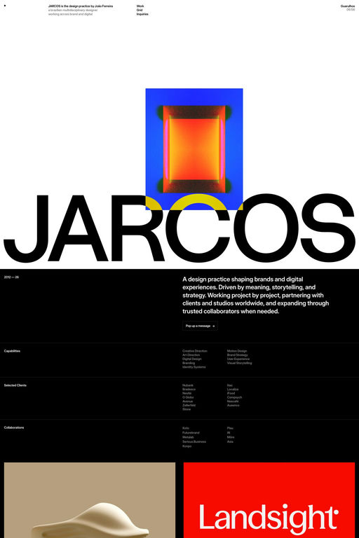 JARCOS website screenshot