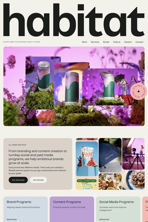 Habitat website screenshot