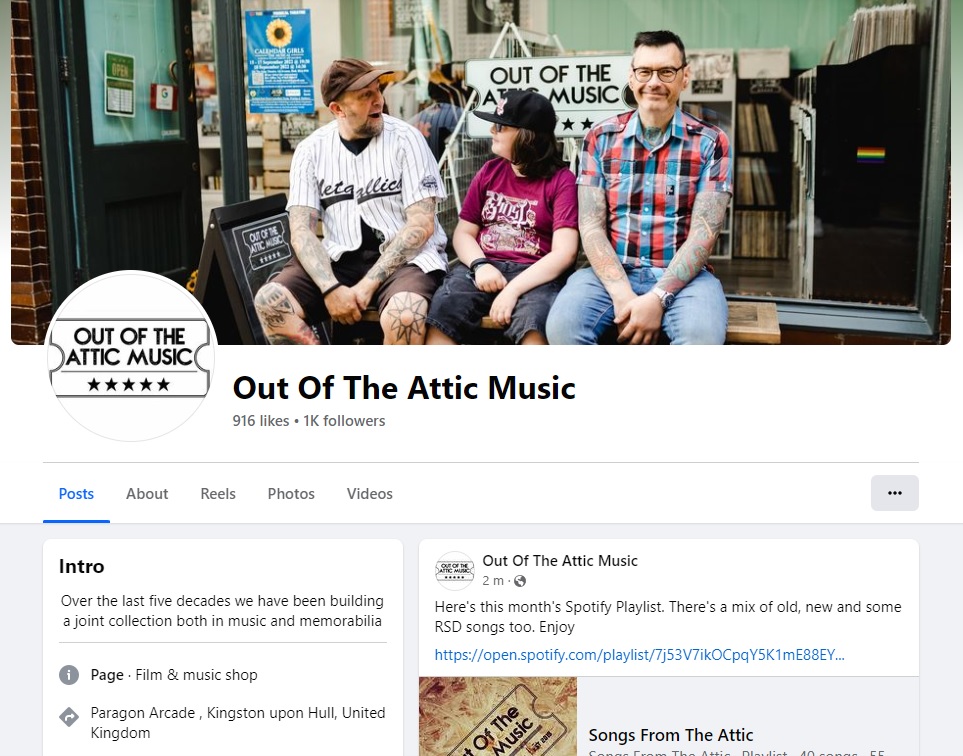 Out Of The Attic Music