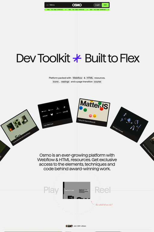 Osmo website screenshot