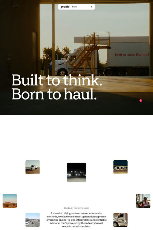 Waabi website screenshot