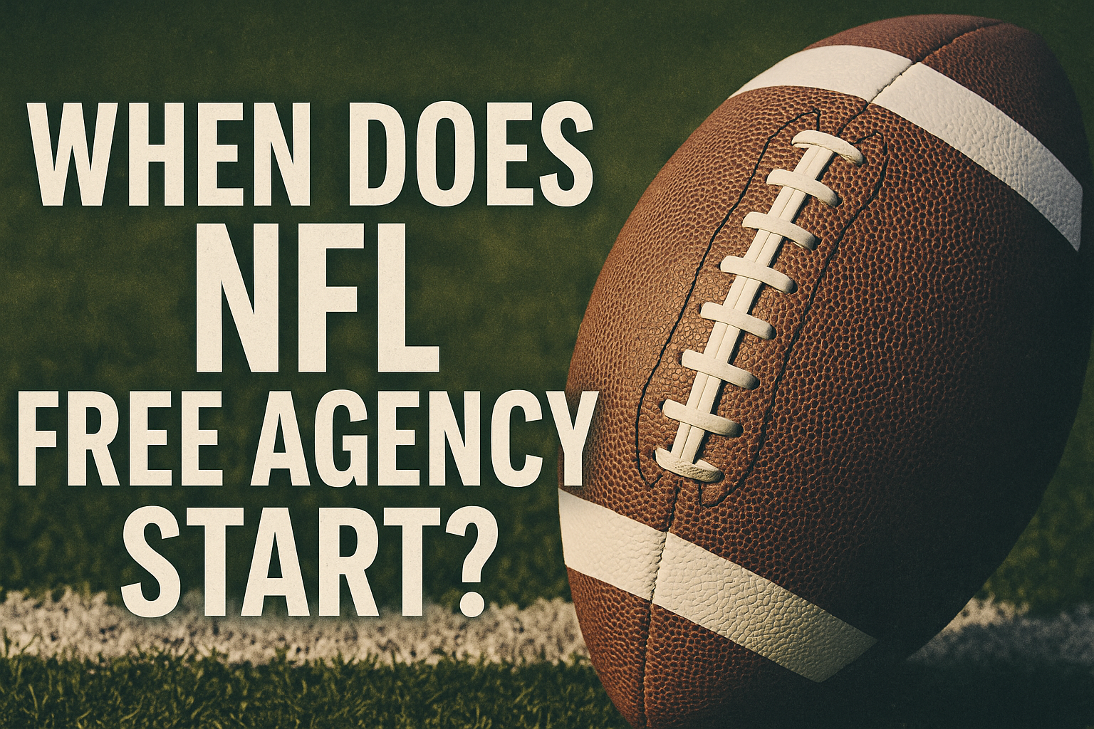 when does nfl free agency start