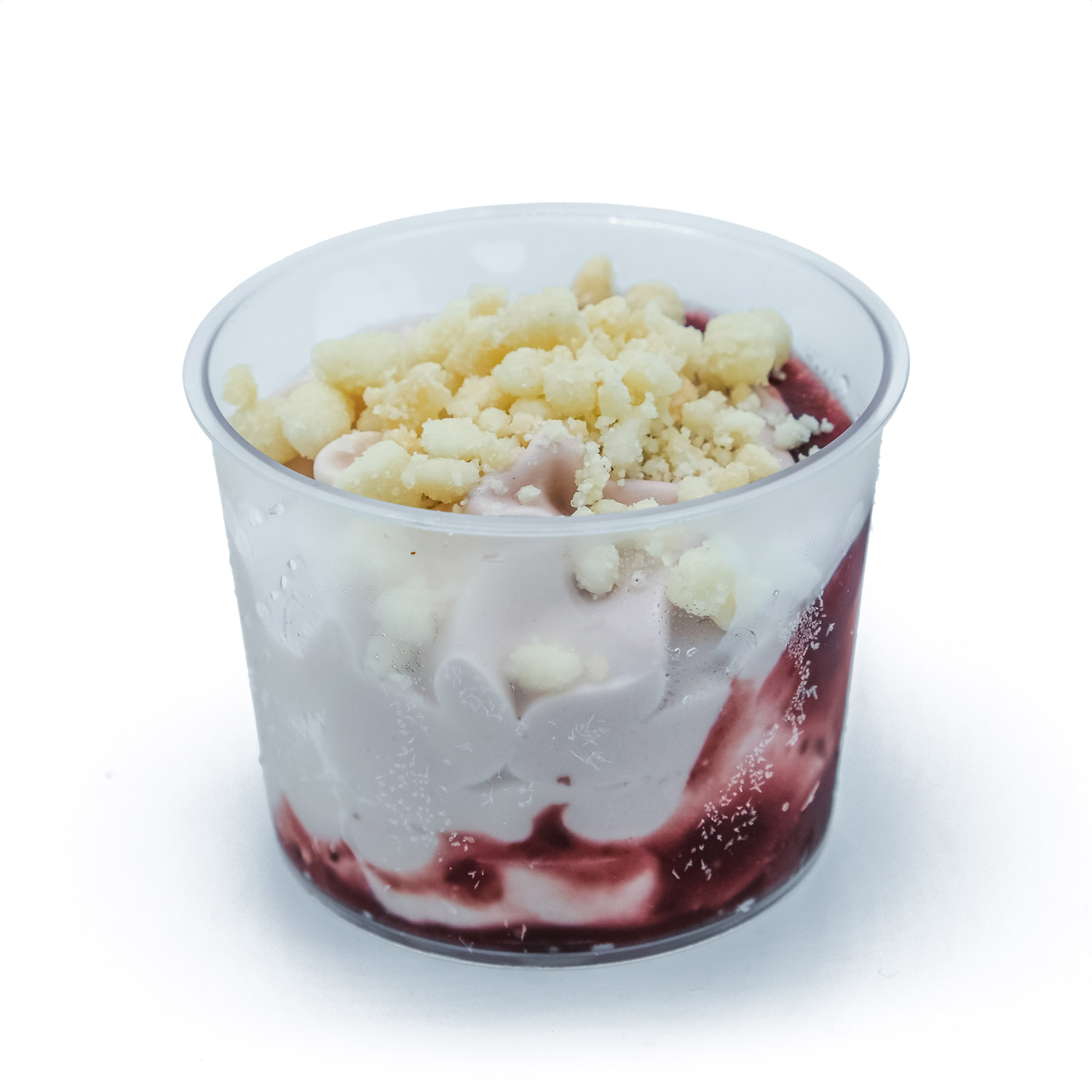 Yoghurt bosvruchten en crumble