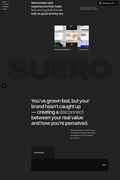 Ethan Suero website screenshot