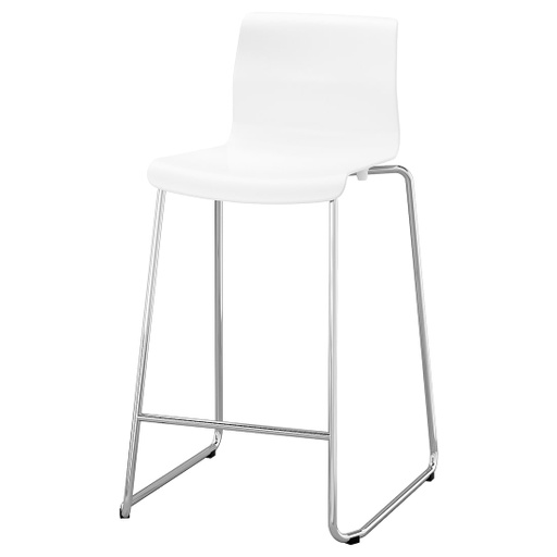 Stool - Tall Bar - White