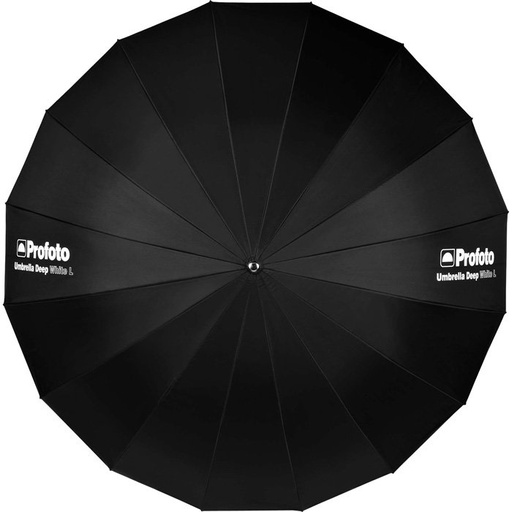 Large Deep White Umbrella  51″ view 3