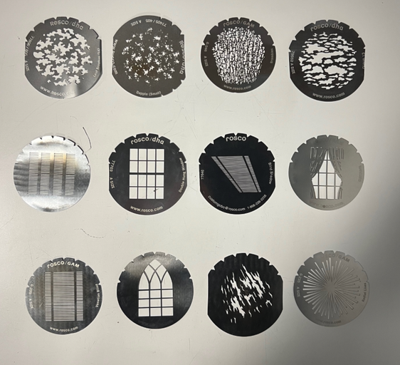 Gobo Set Of 12 - Size A With Holder view 2