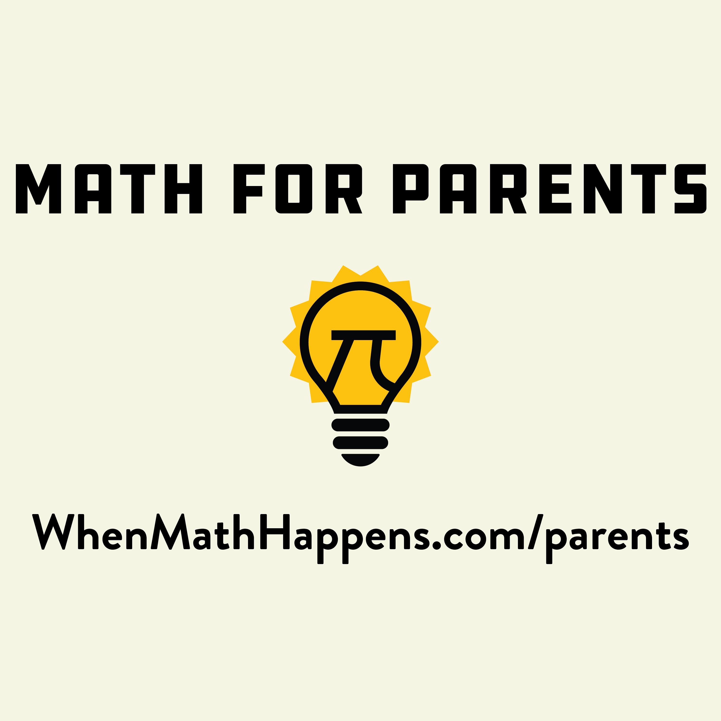 When Math Happens Logo