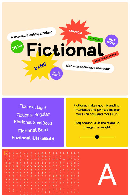 Fictional website screenshot