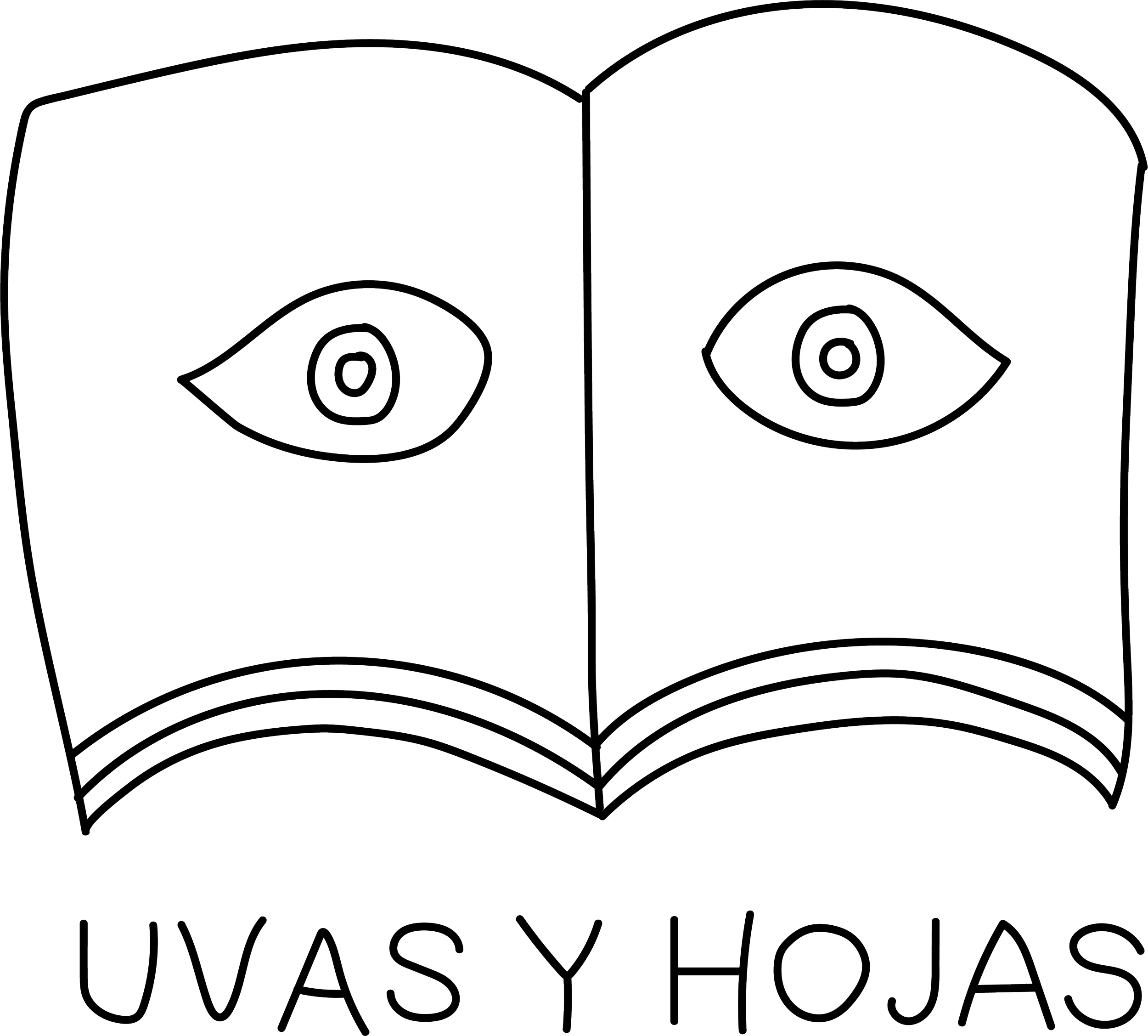 Uvas y Hojas logo