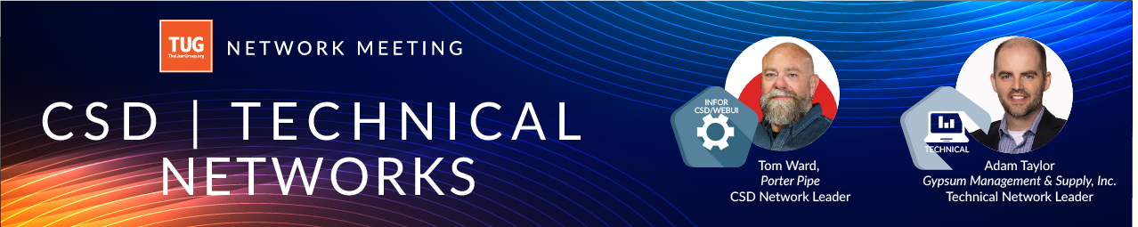 TUG CSD and Technical Networks Meeting