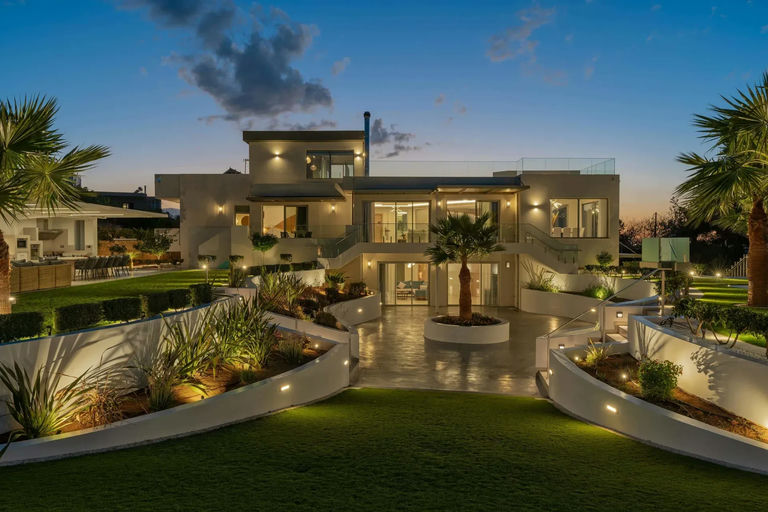 Verenza Sea View Villa above Rethymno, Crete