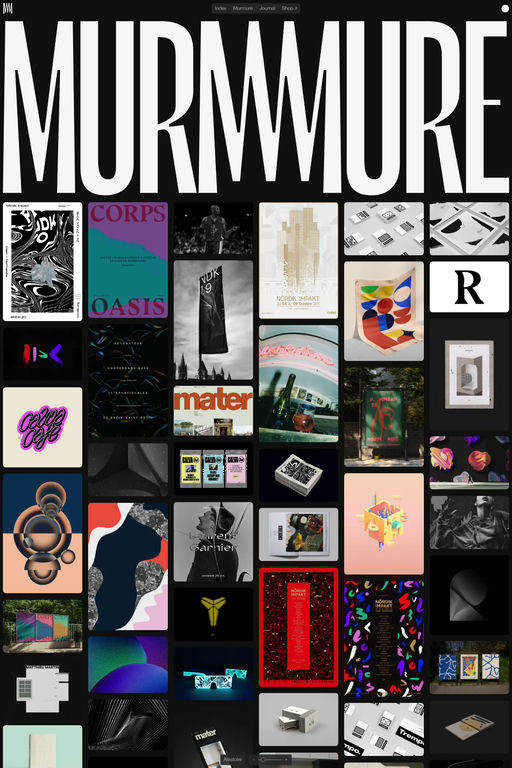 Murmure website screenshot