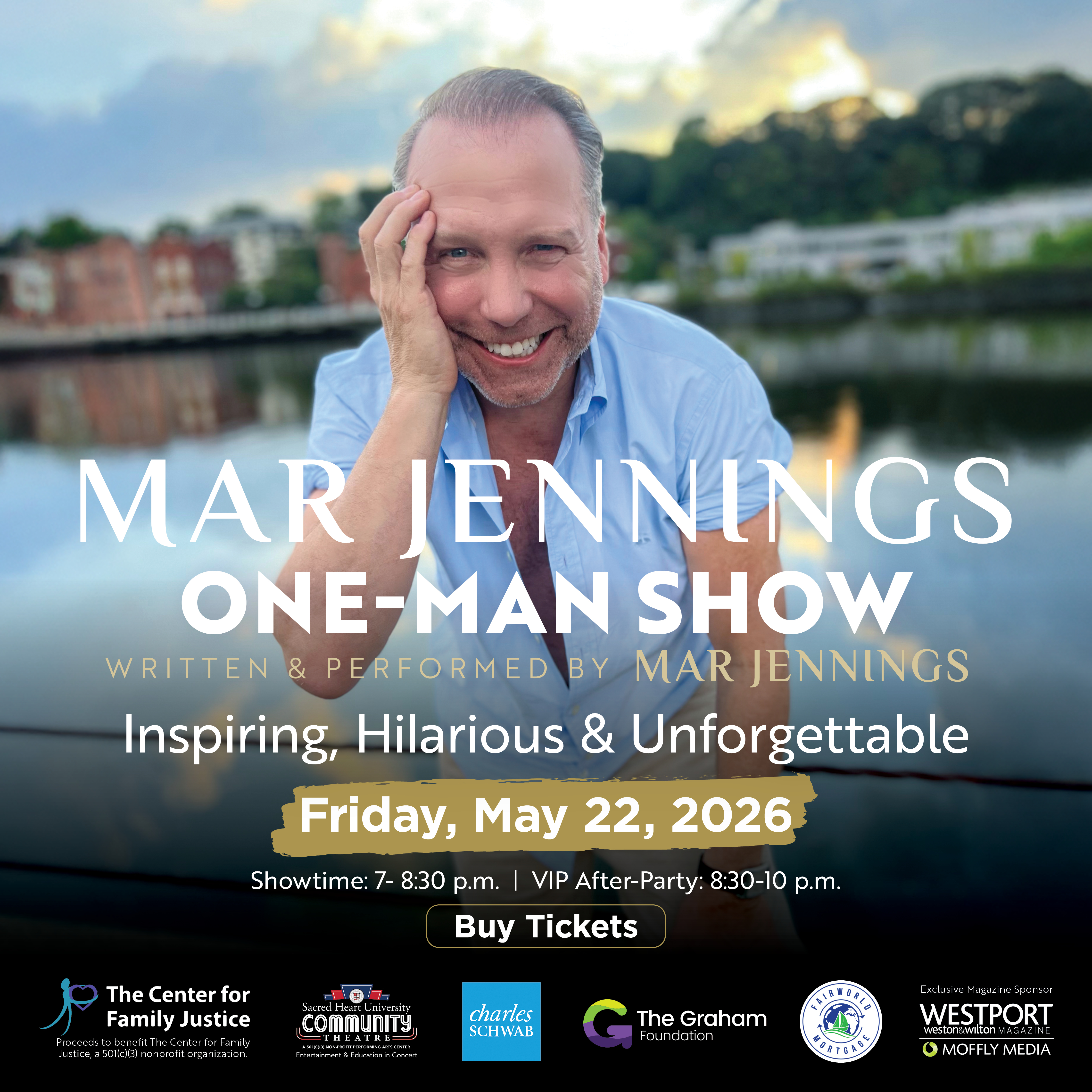 Mar Jennings One Man Show at SHU Community Theatre on May 22