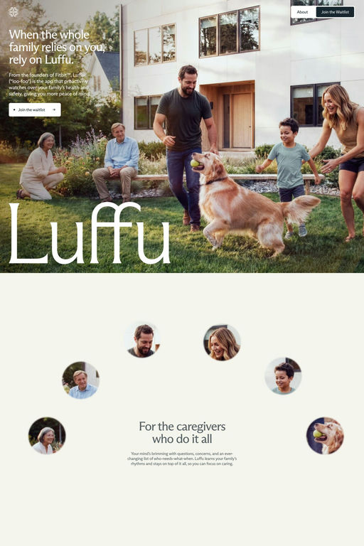 Luffu website screenshot