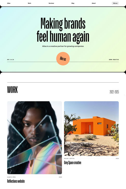 Atlas Studio template screenshot