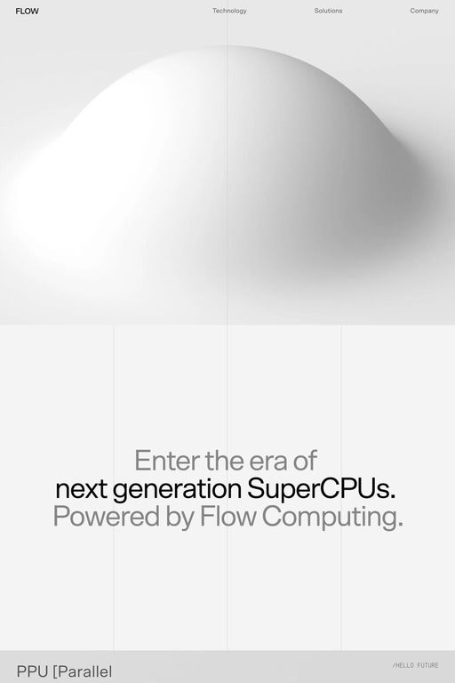 Flow Computing website screenshot