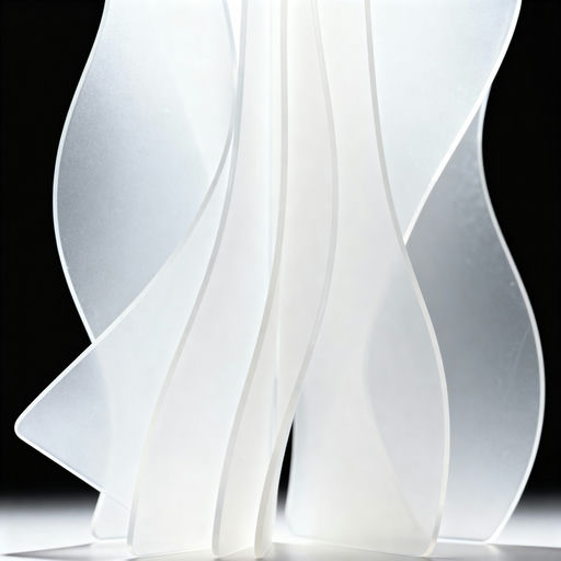 Translucent Acrylic Abstract Shapes Layers