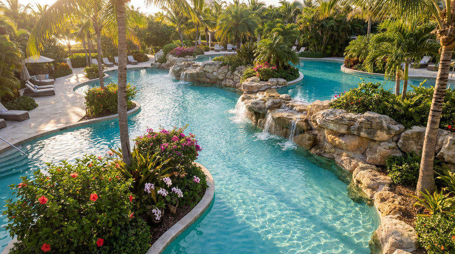 Luxury Resort Lagoon Pool