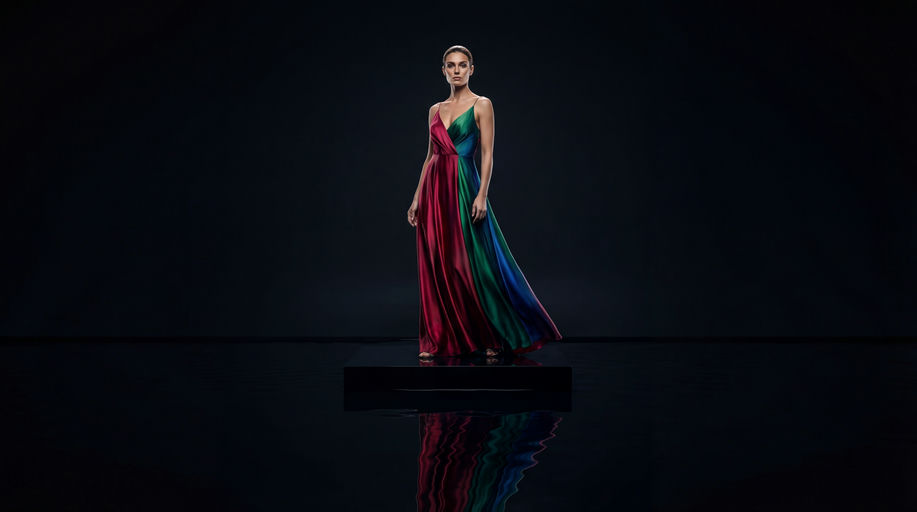 Reflective Black Water Platform