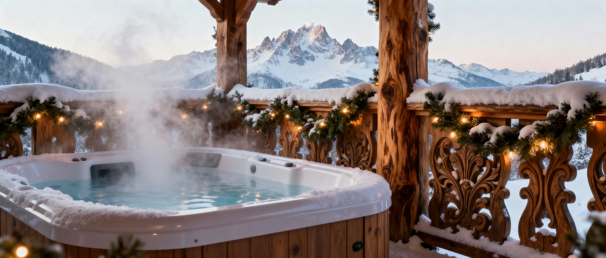 Snowy Góral Terrace December Morning