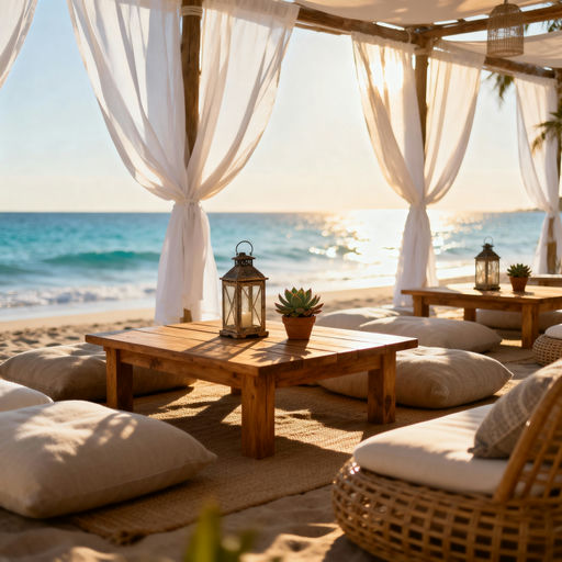 Chic Open-Air Beach Lounge