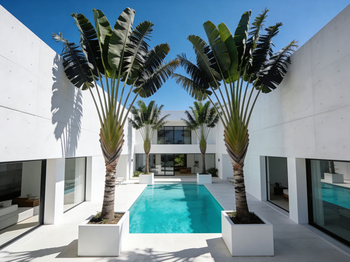 Luxury Villa Poolside Terrace