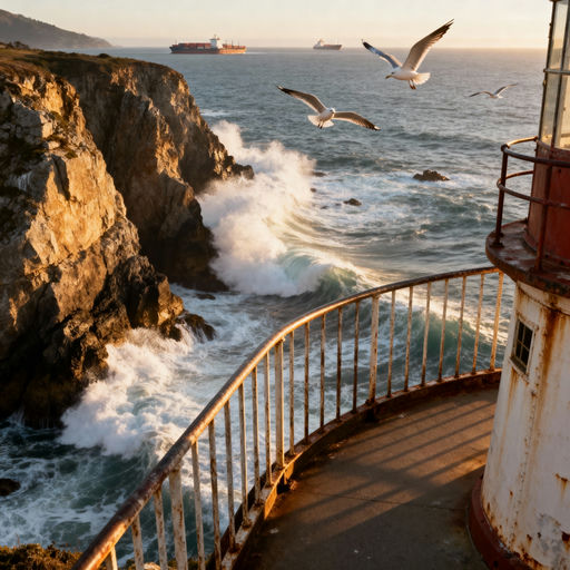 Lighthouse Balcony Coastal View