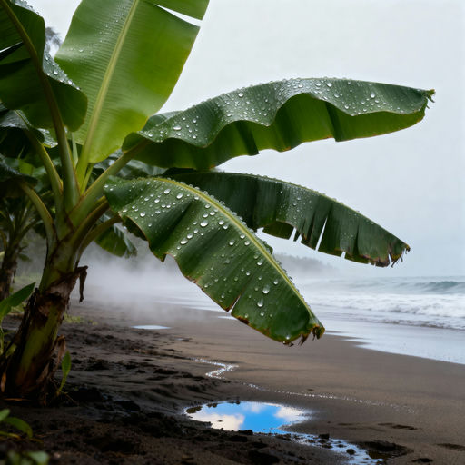 Tropical Beach After Rain