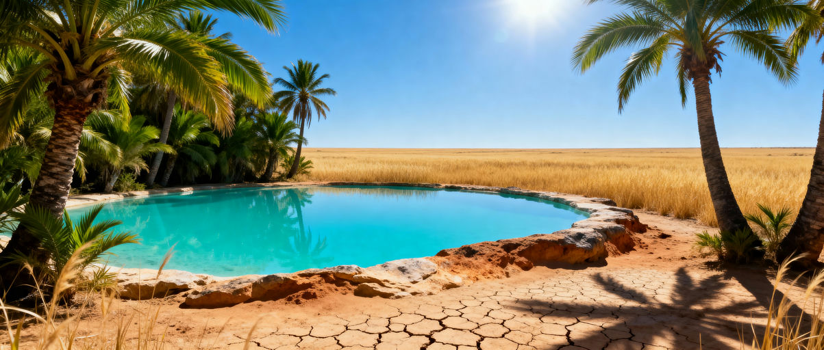 Savanna Oasis Turquoise Pool