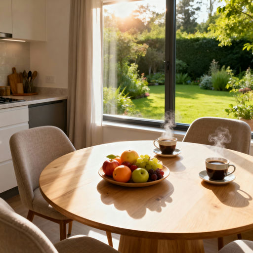 Cozy Breakfast Nook in Kitchen