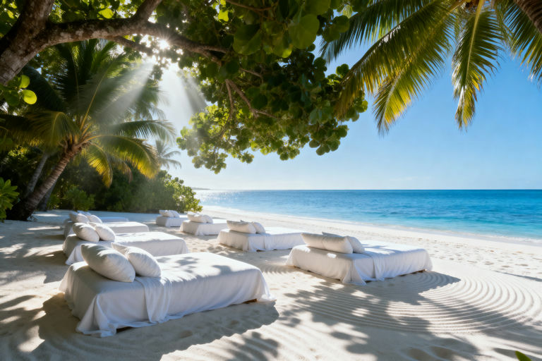 Exclusive Beach Lounge Area Canopy