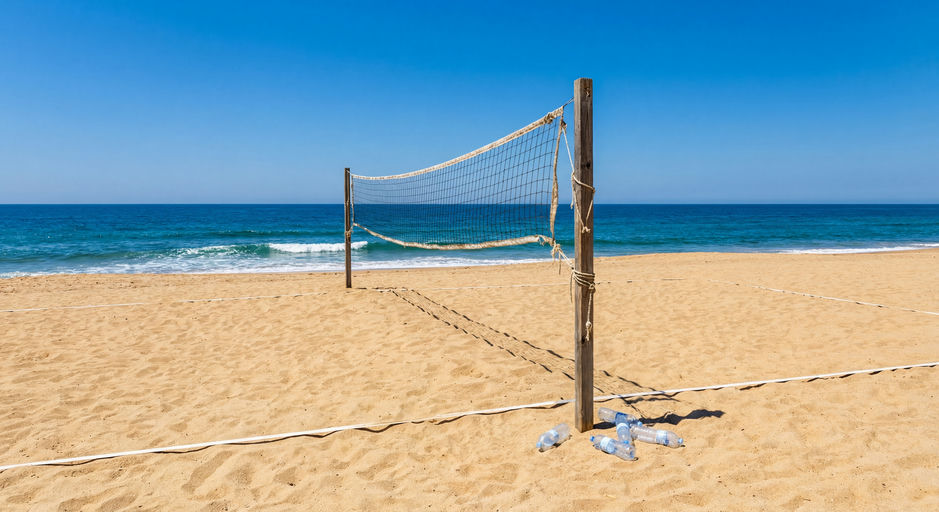 Sunny Beach Volleyball Court