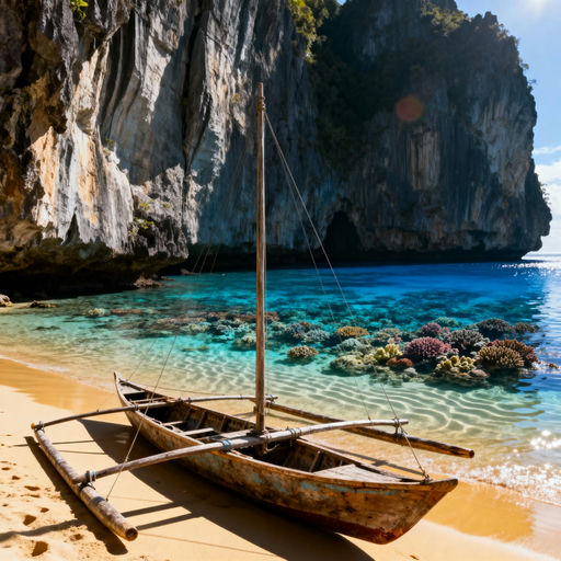 Secluded Tropical Cove Midday