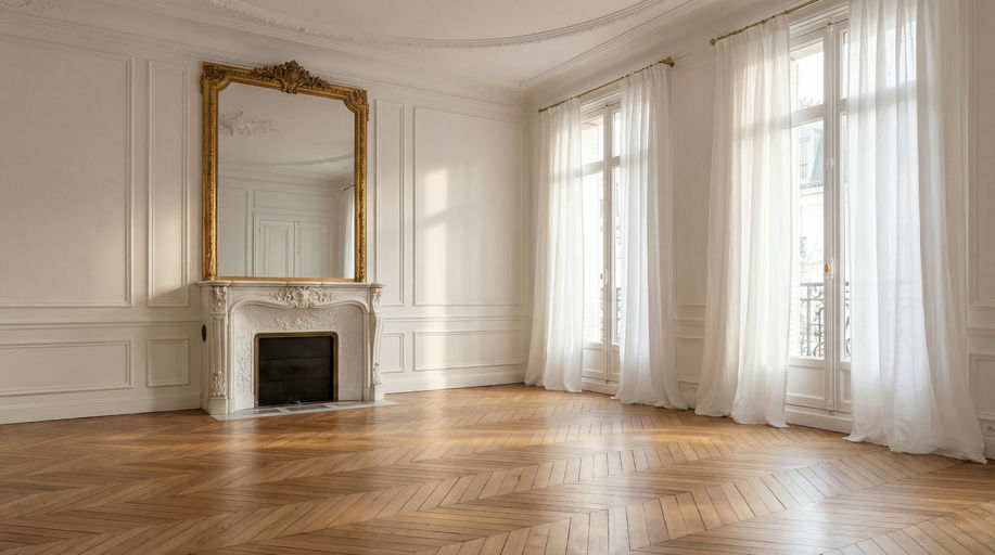 Parisian Haussmann Living Room Light