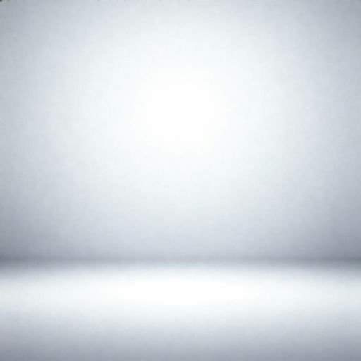 An ethereal, light silver-grey studio background, illuminated by soft, diffused ...