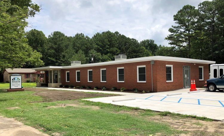 An image of Martin County Transit Authority located in Williamston, NC constructed by A. R. Chesson Construction