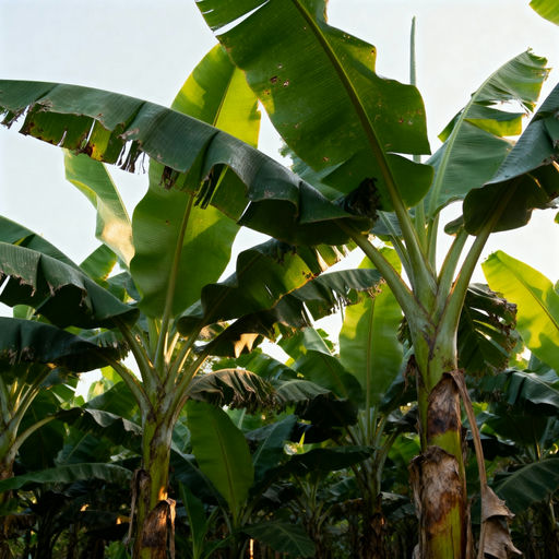Still Stand of Banana Trees