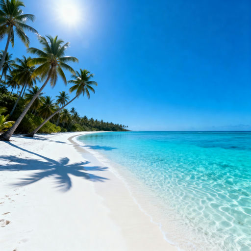Pristine White Sand Turquoise
