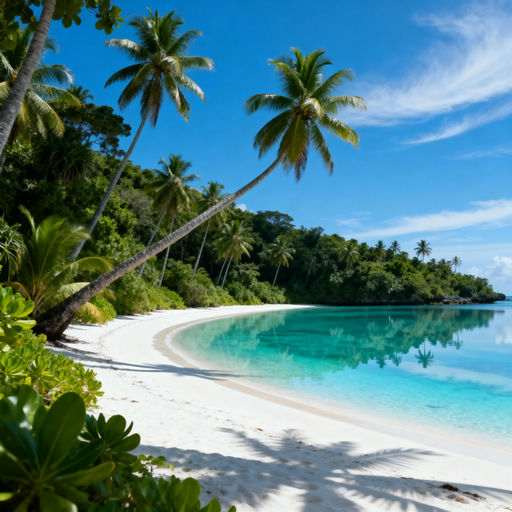 Secluded Tropical Cove Beach