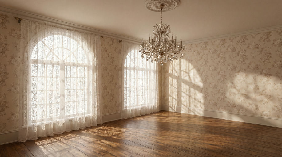 Luxurious Victorian Boudoir Morning Light