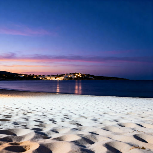 Ibiza Beach Evening Pastel Sky