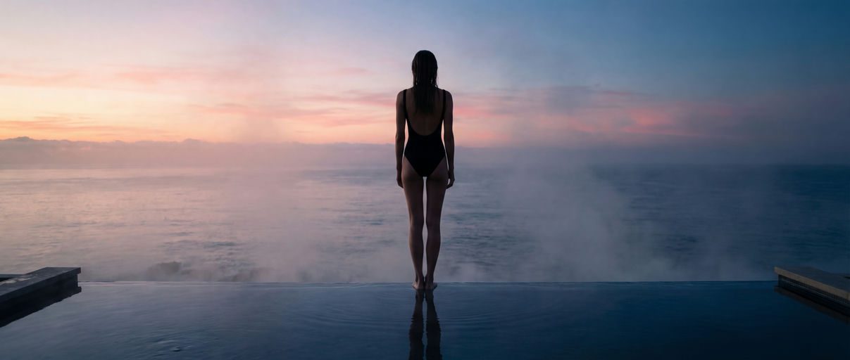 Luxury Resort Dawn Infinity Pool