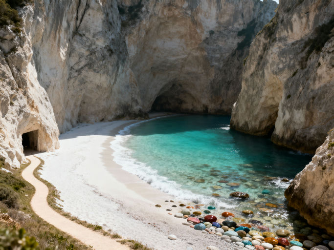 Hidden Crescent Beach Turquoise Waters